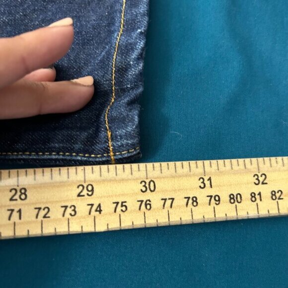 Imogene + Willie Willie Straight Leg Selvage Denim Jeans Button Fly Made in USA - Picture 12 of 13